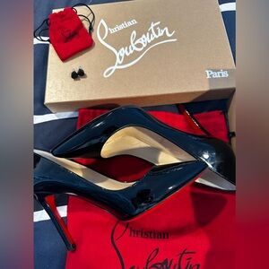 Christian Louboutin PIGALLE Black Patent Leather Pumps